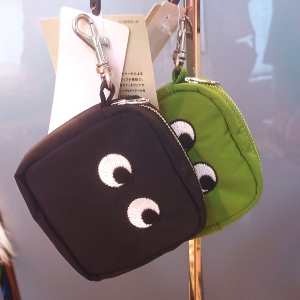 NWT PICK 1: Anya Hindmarch x Uniqlo Charm/Keychain-Attached Shopping Tote Inside